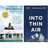 Jon Krakauer 2 Books Collection Set (Into the Wild & Into Thin Air: A Personal Account of the Everest Disaster)