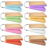 JJQHYC Study Cards with Binder Rings, 8 Pieces 400 Sheets 2.1" x 3.5"