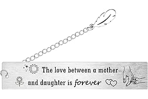 WAECEIP Mother Daughter Bookmarks Mum Bookmark Mother and Daughter Gifts Mothers Day Gift from Daughter Ideal Birthday Gift Mom Birthday Bookmarks Mother Christmas Gifts