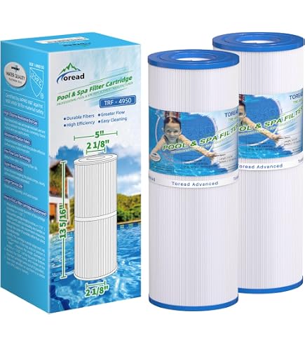 Canadian Spa Company Whirlpool Filter Kartusche – 50 SQ FT Offen Remay, Weiß, Kompatibel Mit Unicel, Filbur, Pleatco, Aladin
