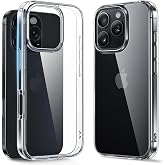 [SARARMAZ] iPhone 14 Pro Max ile uyumlu Crystal Clear Mika Darbe Emici Şeffaf Kılıf (Şeffaf Mika Sararmaz, iPhone 14 Pro Max)