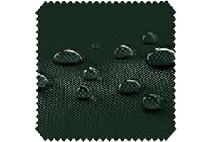 novely® OXFORD BIG 600D - Wasserfester Outdoorstoff - Robuster Polsterstoff - Wasserdichter Möbelstoff - Waterproof Meterware 1 lfm 32 Dunkelgrün