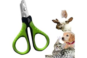 CLEM Provence - Ciseaux Coupe Griffes Chat, Coupe Ongle Chat Chien Lapin et petits Animaux - Lame Incurvée en Acier Inoxydable et Manche Ergonomique