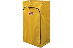 RUBBERMAID COMMERCIAL PRODUCTS Rubbermaid - Bolsa de vinilo, color amarillo
