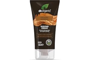 DR.ORGANIC Dr. Organic | Crema de Afeitar de Ginseng Orgánico | 125 ml