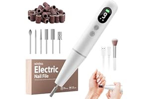 ESTEFANLO Electric Nail File, Nail Drill, Electric Nail Drill, Nail Files 20000 RPM , 2025 New Nail File Electric