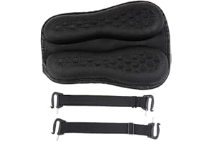 VENCENTE Motorbike Seat Cushion, Universals Motorcycle Gel Seat Pad Rider Comfort Cushion Motorbike Mesh Cover Shock Cooling Seat Pad Breathable Absorption And Pressure Relief