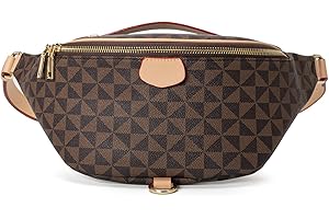 ANCK Sac banane pour homme et femme - Sac banane élégant pour voyage et utilisation quotidienne - Motif à carreaux