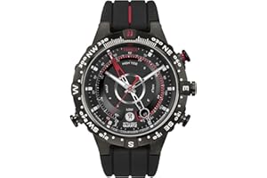 Timex Smart Quartz męski zegarek Tide-Temp-Compass 45 mm silikonowy pasek do zegarka T2N720