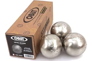 Obut Loisir inox SUN Chevron, jeu de 3 boules