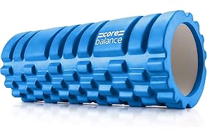 Core Balance Foam Roller- Rullo in Schiuma per Il Massaggio Muscolare Profondo dei Tessuti, Massaggiatore per Trigger Point, Automassaggio Muscolare. Ideale per Fisioterapia Palestra Yoga Pilates