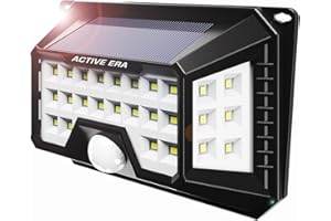 Active Era® Solar Lights - Ultra Bright Outdoor 42 x LED Motion Sensor Security Light - for Garden, Fence, Patio, Driveway, Stairs - Waterproof (1 Pack)