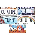 Indiana USA Autokennzeichen Replik - Metallschild 30x15 Cm Für Sammler