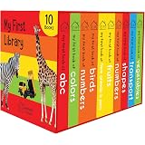 My First Library: Boxset of 10 Board Books for Kids
