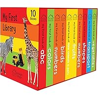 My First Library: Boxset of 10 Board Books for Kids