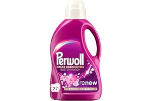 ‎PERWOLL Perwoll Blütenrausch Waschmittel (27 Waschladungen), Feinwaschmittel reinigt sanft und erneuert Farben und Fasern, für alle farbigen Textilien, Color Waschmittel mit Dreifach-Renew-Technologie