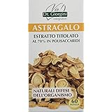 Dr. Giorgini Integratore Alimentare, Monocomponenti Erbe Astragalo Estratto Titolato al 70% in Polisaccaridi Pastiglie - 30 g