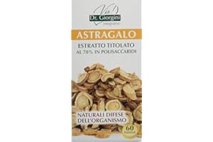 Dr Giorgini Integratore Alimentare, Monocomponenti Erbe Astragalo Estratto Titolato al 70% in Polisaccaridi Pastiglie - 30 g
