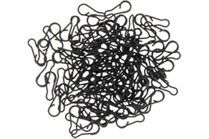 Lot de 50 petites pinces pour pêche à la carpe Demiawaking plomb pivot à changement rapide supports liens