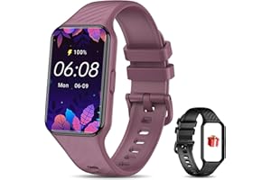 IOWODO Smart Watch for Men Women,1.47 inches Fitness Watch with 24 Sports Modes,2Straps,Heart Rate,Sleep Monitor,SpO2,Step Counter,Activity Tracker,IPX8 Waterproof,Fast Charging,Smartwatch for Android iOS