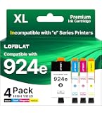 Genuine HP 924 Original Ink Cartridge 4-Pack For HP OfficeJet Pro 8120e Printer - 12 Month Warranty