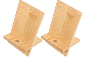 VILLCASE 2 Pz Supporto Per Smartphone Desktop Supporto Per Telefono Da Scrivania Porta Cellulare Da Scrivania Per Cellulare Da In Piedi Intelligente Di Legno Il Pigro