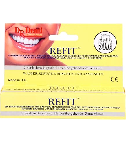 Cemento Dentale Temporaneo CENTRIX Per Corone E Ponti Uso Emergenza
