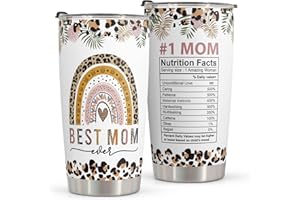 T&D Fashion KASE Rambler Gobelet Tasse Mug 600ml 20oz haut qualité cadeau mom mama Gifts for Women - Birthday Thank you Gifts For Mom, Best Friends, Women, Her, Wife - Gifts for Women (Mom rainbow)