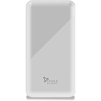 Syska 10000 mAh Li-Polymer P1015B Power Core100 Power Bank (White)