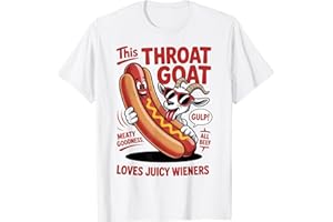 FUNNY EMBARRASSING RETRO ADULT HUMOR INAPPROPRIATE Embarrassing Shirt Funny Inappropriate Vintage Throat Goat T-Shirt