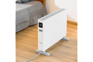 Smartmi Radiateur Électrique Convection 2200W Contrôle Intelligent de Température APP Control Fonction de Protection pour Salon Bureau Salle Bain Chambre à Coucher Blanc 3 ans de Garantie
