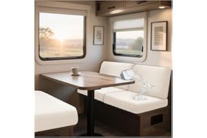 ‎NNSMUN NNSMUN Bezüge Für Wohnwagenpolster Jacquard, rutschfeste Wohnmobil Sitzpolster Bezug Mit 2 Cord Wasserdichtes, Sofa Sitzkissenbezug Für Schonbezug Wohnwagen Polster (Beige,L 65-95cm,W 40-65cm)