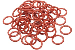 PATIKIL O-ring silikon 25 mm OD 19 mm ID 3 mm bredd, 50 stycken kranar Metrisk packning VMQ ersättning för reparation av hydr