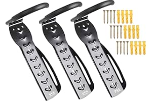 RSE Bike Wall Mount Garage Hook Storage Rack Heavy Duty Bicycle Adjustable Vertical Support Hanger Hooks For Garage Shed Support Velo Mural With Warranty