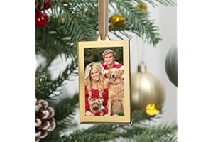 HOMORRO 8 Piezas Personalizado Marcos De Fotos Cuadros Portafotos Adornos Picture Frame Arbol Doble Cara Navidad Casa Decoracion Navideños Christmas Tree Bolas