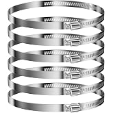 Elsrantor Metal Clamps (141-165 mm), Metal Pipe Hose for Stainless Steel Water Pipes, Metal Pipe Clamps, Metal Pipe Clamps, f