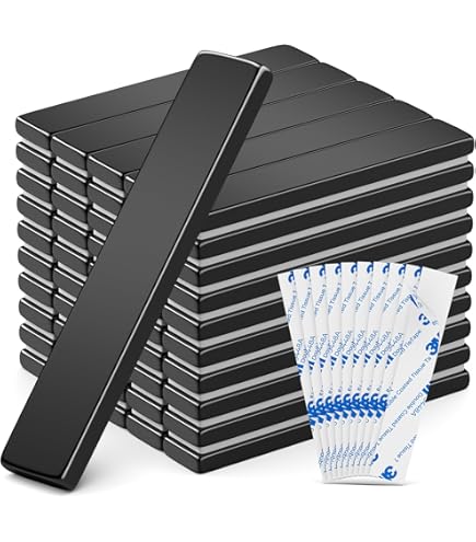 10 X Bacheca MAGNETI/MEMO MAGNETICO 30 Mm X 8 Mm Al - Foto 2