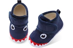 JOINFREE Girls Boys Furry House Shoes Indoor Home Booties for Little Kids Cozy Slippers