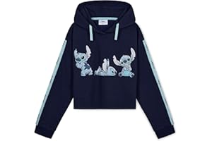 Disney Sweat Fille Stitch, Pull Stitch, Crop Top Fille, Vêtements Mode Fille et Ado 7-14 Ans