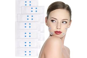 ZEYIYER Taśma do liftingu twarzy, 120 sztuk, niewidoczna taśma do liftingu, do liftingu, przezroczysta taśma do twarzy, taśma do liftingu twarzy, V