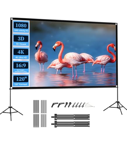 SpeaKa Professional Oprolbaar projectiescherm (statief) 200 x 112 cm Beeldverhouding: 16:9 SP