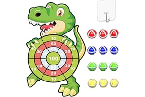 DQMOON 76CM Large Dinosaur & Unicorn DartBoard Gmaes for Kids-Best Party Decoration for Boys Girls Birthday Gifts for Kids