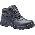Blackrock Waterproof Chukka Safety Work Boots, Steel Toe Cap Safety Boots, Mens Womens Ladies, Work Shoes, Gardening, Lightweight, Leather, Wide Fit, Non Slip, On Site - Size 8 / EU 42