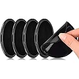 5 Pezzi Nano Gel Fixate Pad,Tappetino Antiscivolo in Silicone Riutilizzabile,Lavabile Adesivi Gel Doppia Faccia per Porta Cel