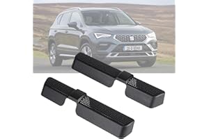 LALAGO Ateca Cubierta de Salida de Aire, 2 unidades Cubierta de Ventilación de Coche, Asiento Trasero Aire acondicionado Outlet Cover, Coche Interior Accesorios