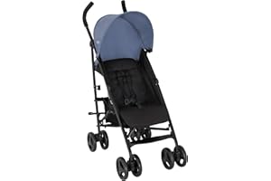 Graco EZLite, passeggino leggero e facile da usare, pesa solo 6,6 kg ed è perfetto per le famiglie in movimento., adatto dalla nascita fino a circa 3 anni (0-15 kg), Stormy