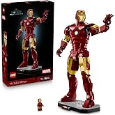 LEGO Marvel Iron Man Mark 3 Koleksiyoncu Versiyonu 76344 - Yetişkinler i&ccedil;in Ark Reakt&ouml;rl&uuml; Zırhlı Duruşu Ayarlanabilir Iron Ma