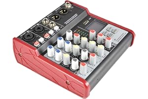 ADCB Citronic CSM-4 Compact Mixer with USB/Bluetooth Player