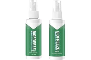 Biofreeze - Lot de 2 Sprays Action par le Froid - Soulage les douleurs musculaires et articulaires - 2 x 118ml (236 ml)