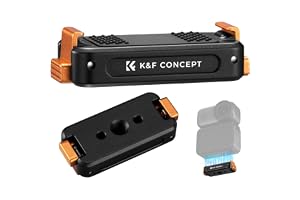 K&F Concept Magnetisk snabbkopplingsfäste Kompatibelt med DJI Osmo Action 6/Osmo Nano, aluminiumslegeringsfäste med förlängni